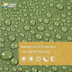 GUARD SHIELD Heavy Duty Tarp 12x16 Feet Green Multi