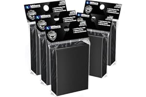 MLIKERO 500 Counts Black Card Sleeves, Matte Card Sleeve Deck Card Protectors, Trading Card Sleeves Fit for MTG, TCG and Sports Cards