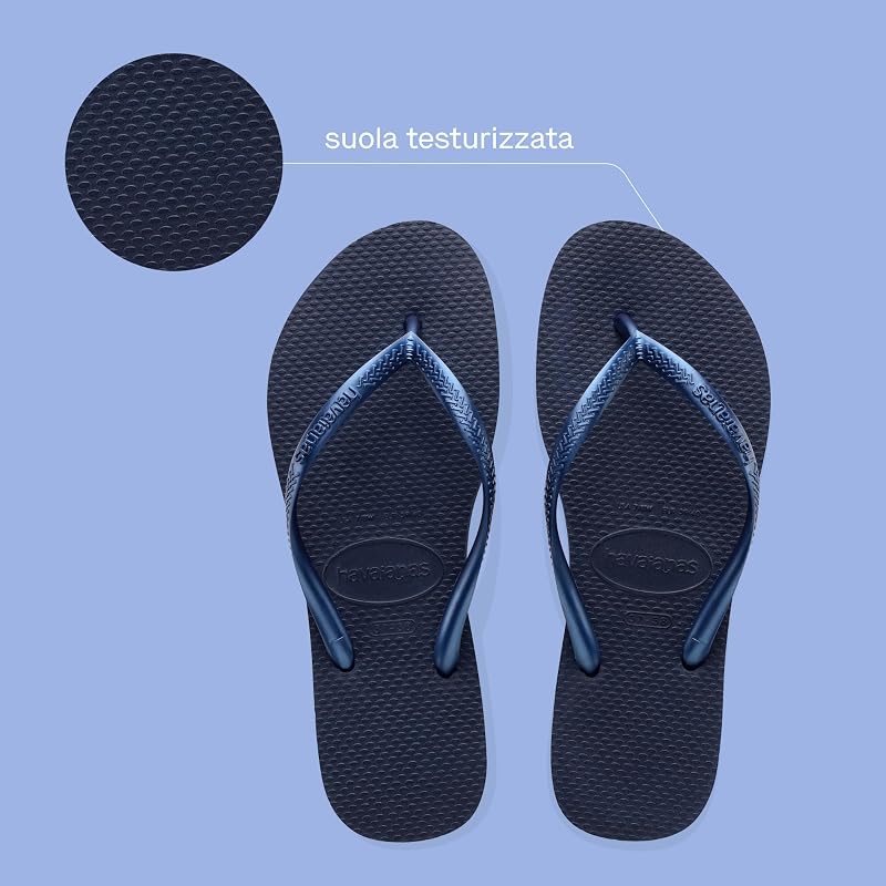Slim Donna Infradito Blu Navy 33/34 EU