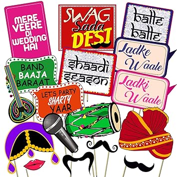 Party Propz Wedding Photo Booth Mehandi Props Sangeet Props