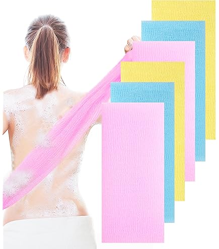 Amazon.com: Salux Nylon Japanese Beauty Skin Bath Wash Cloth/towel