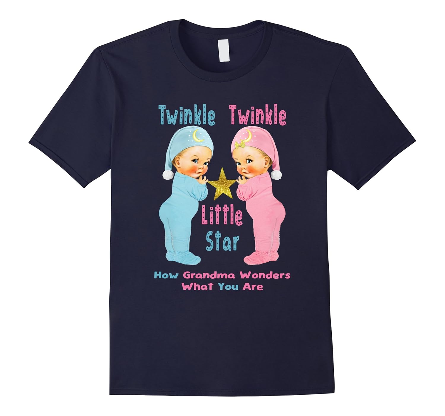 Twinkle Twinkle Little Star Grandma Wonders T-Shirts-ANZ