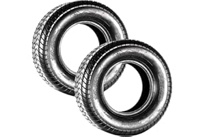 eCustomrim 2-Pack Trailer Tire 20.5X8.0-10 205/65-10 DEEP TREAD Load Range E 10 Ply For Tractor Mower D.O.T. Approved