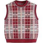 CIDER Sweater Vest Women Sleeveless Cropped Sweaters Cute Graphic Tank Tops Old Money Clothes Fall Outfits