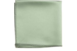 Tuxgear Mens Pocket Square Hanky Multiple Solid Colors Sized for Boys and Men