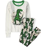 The Children's Place boys 100% Cotton Long Sleeve Top and Pants,2 Piece Pajama Set