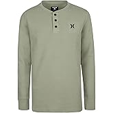 Hurley Boys Long Sleeve Waffle Knit Shirt