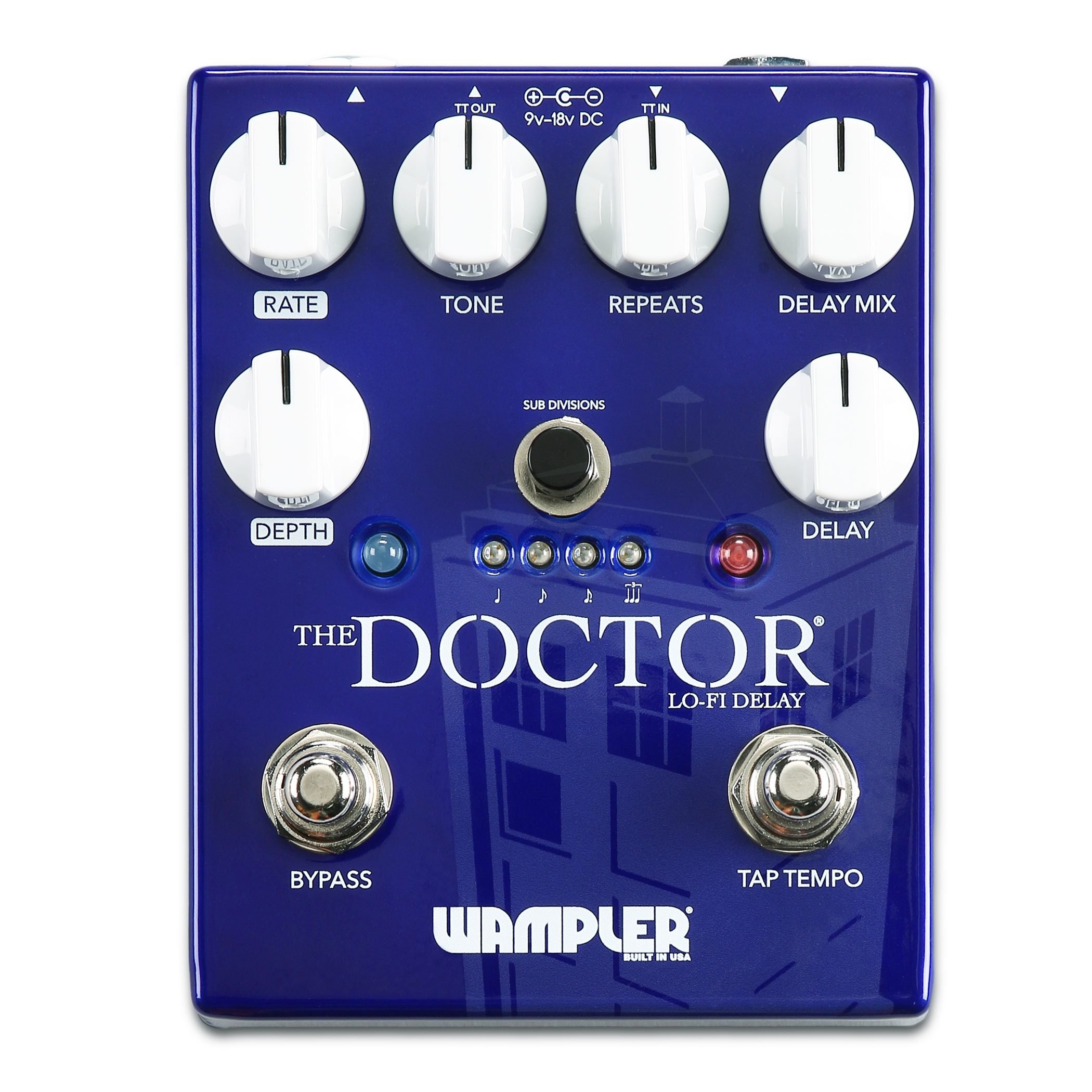 Wampler The Doctor Lo-Fi Ambient Delay Guitar Effects Pedal