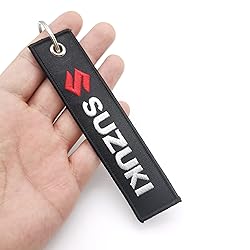 MELD Motorcycle Key Tag Embroidered Keychain Key