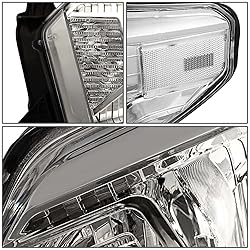 DNA Motoring HL-OH-TTUND14-CH-CL1 Chrome Housing