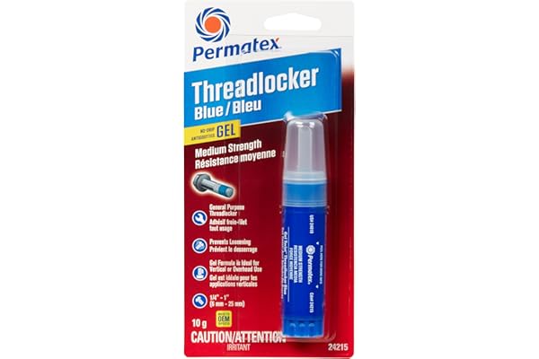Permatex 24215 Blue Medium Strength 242 Gel Threadlocker, 10g