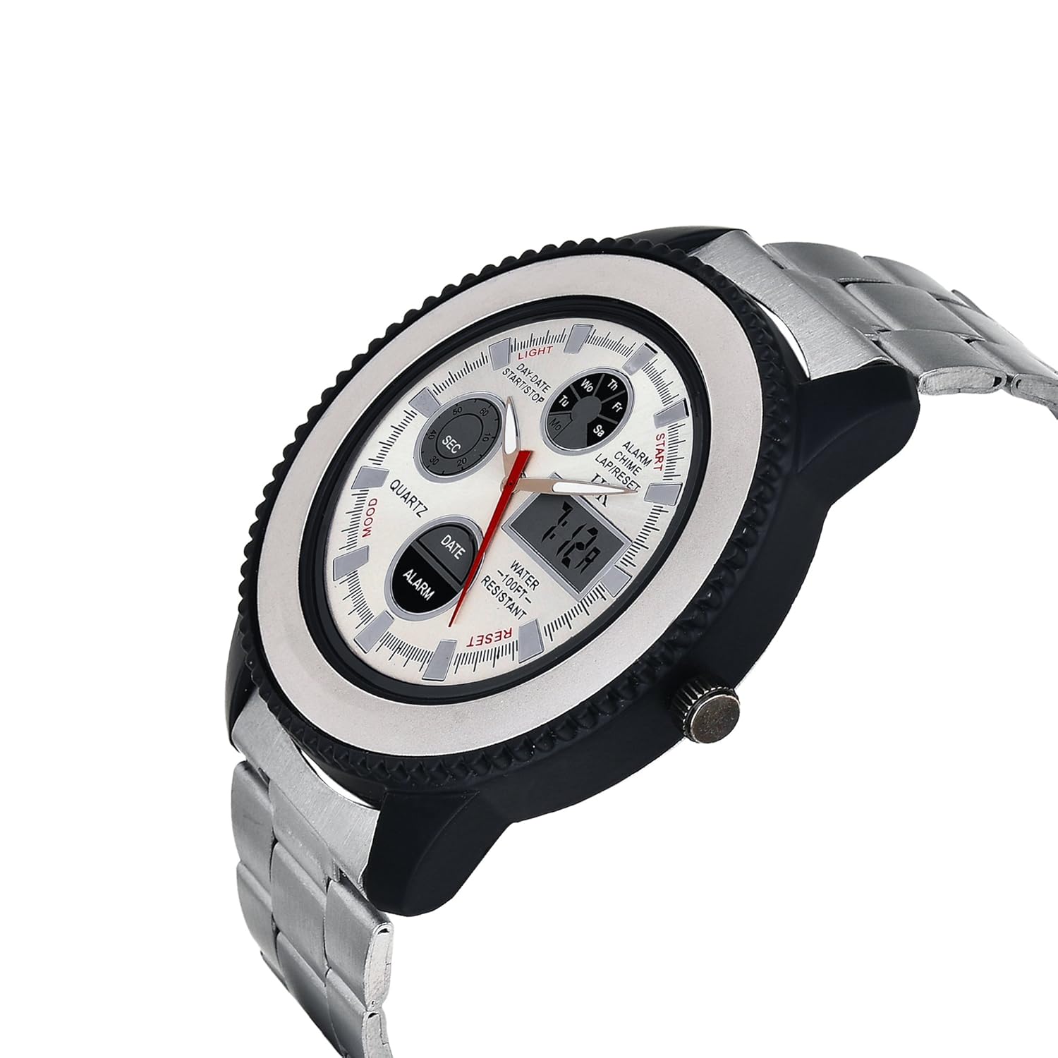 iik collection silver dial analogue men's and boys watch by kt fashions (iik-810m)