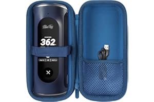 Lebakort Hard Case Compatible with Blue Tees Golf Player+ GPS Speaker (Navy Case)