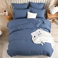 Litanika Queen Comforter Set Ocean Blue - 7 Pieces