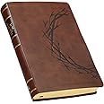 KJV Holy Bible, Giant Print Full-size Red Letter Edition, Thumb Index Tabs & Ribbon Marker, King James Version, Vegan Leather