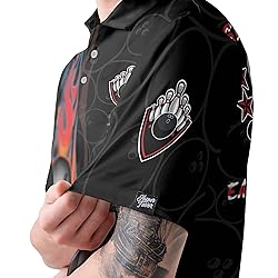 HYPERFAVOR Custom Bowling Shirts for Men- Bowling