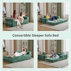 Convertible Sleeper Sofa Bed, Compression Folding