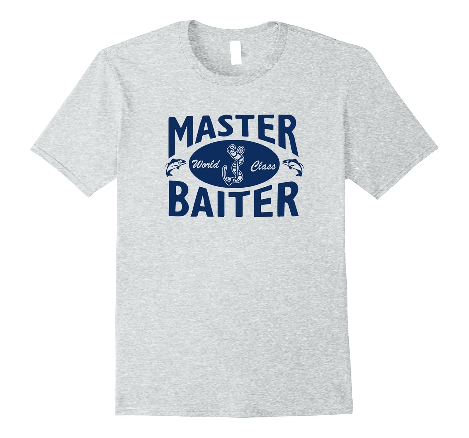 Mens Master Baiter Funny Fishing T-Shirt-ANZ