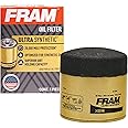 FRAM Ultra Synthetic Automotive Replacement Oil Filter, Designed for Synthetic Oil Changes Lasting up to 20k Miles, XG16 with SureGrip (Pack of 1)