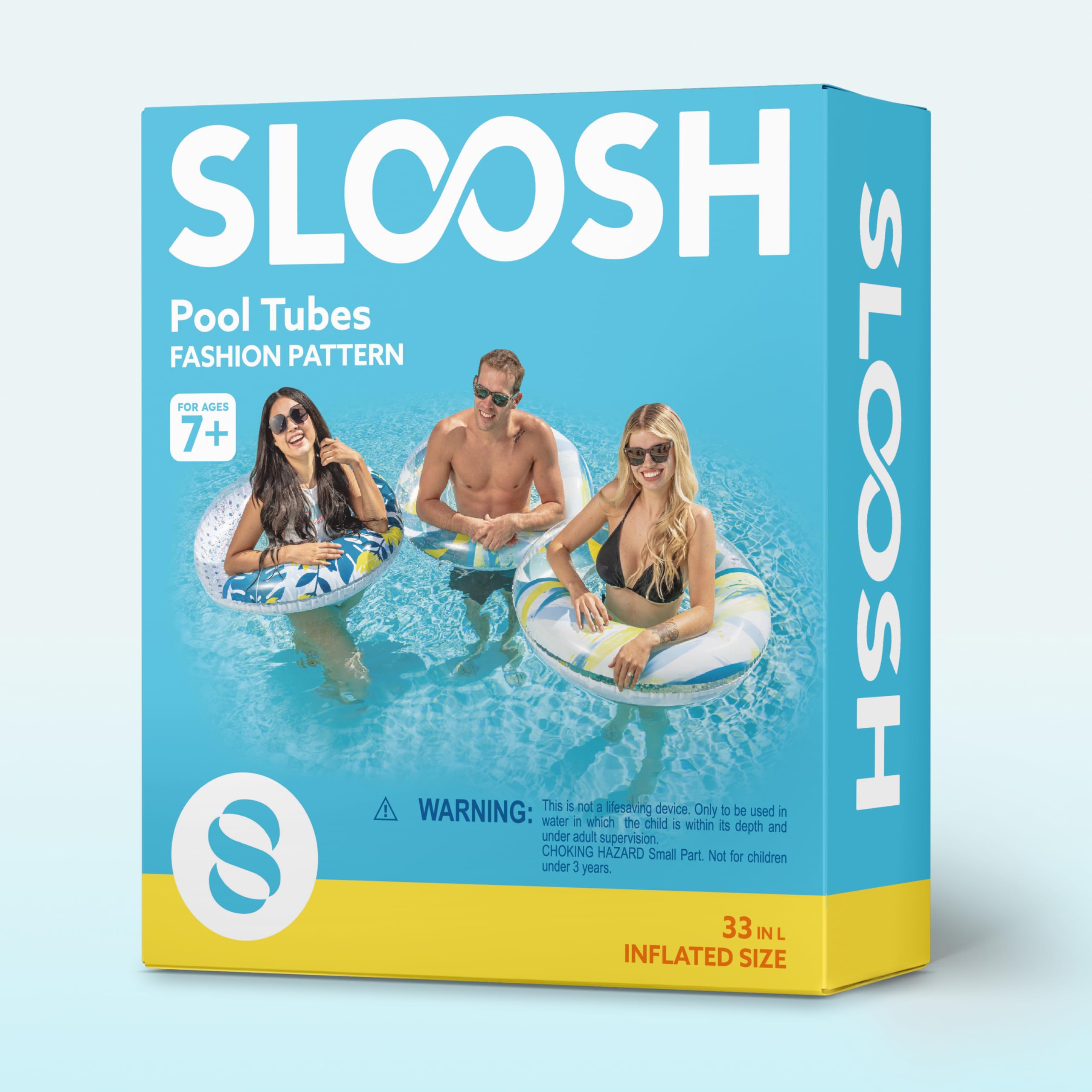 Inflatable Pool Floats with Glitters 32.5