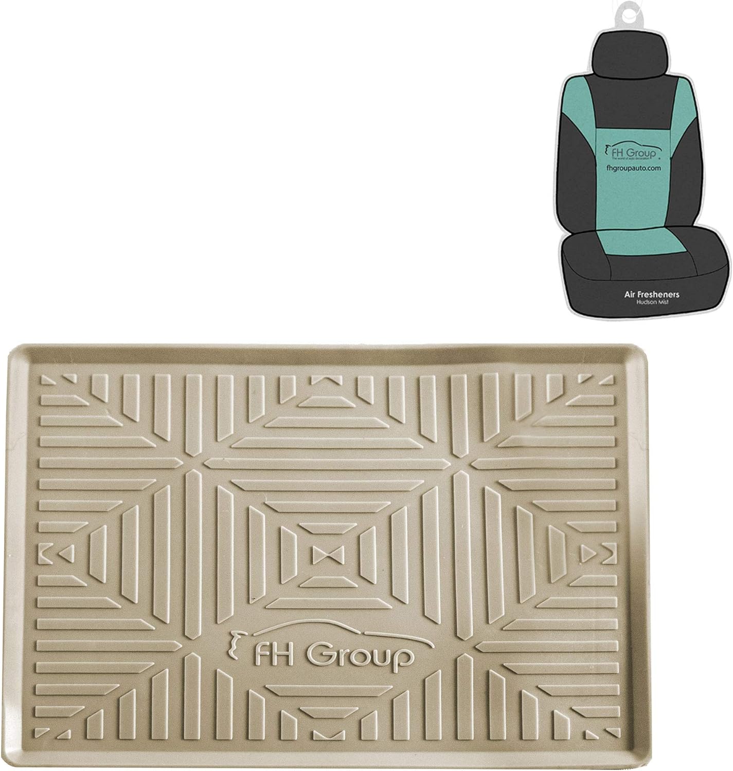 FH Group FH3011 Silicone Anti-Slip Dash Mat Smartphone iPhone, iPhone Plus, Galaxy, Galaxy Note Coin Grip, Beige Color - with Gift