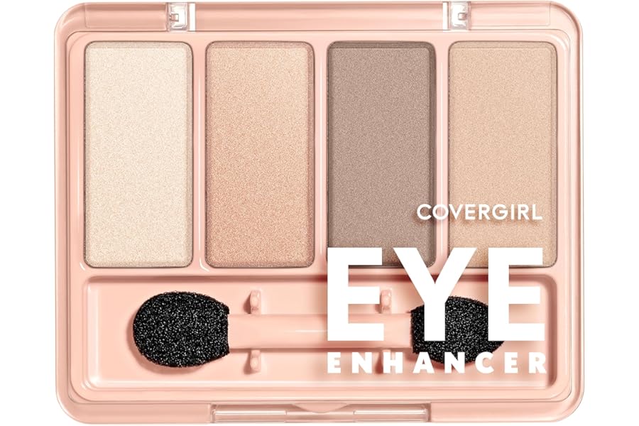 Covergirl Eye Enhancers Eye Shadow Palette, Natural Nudes, 0.19 Ounce