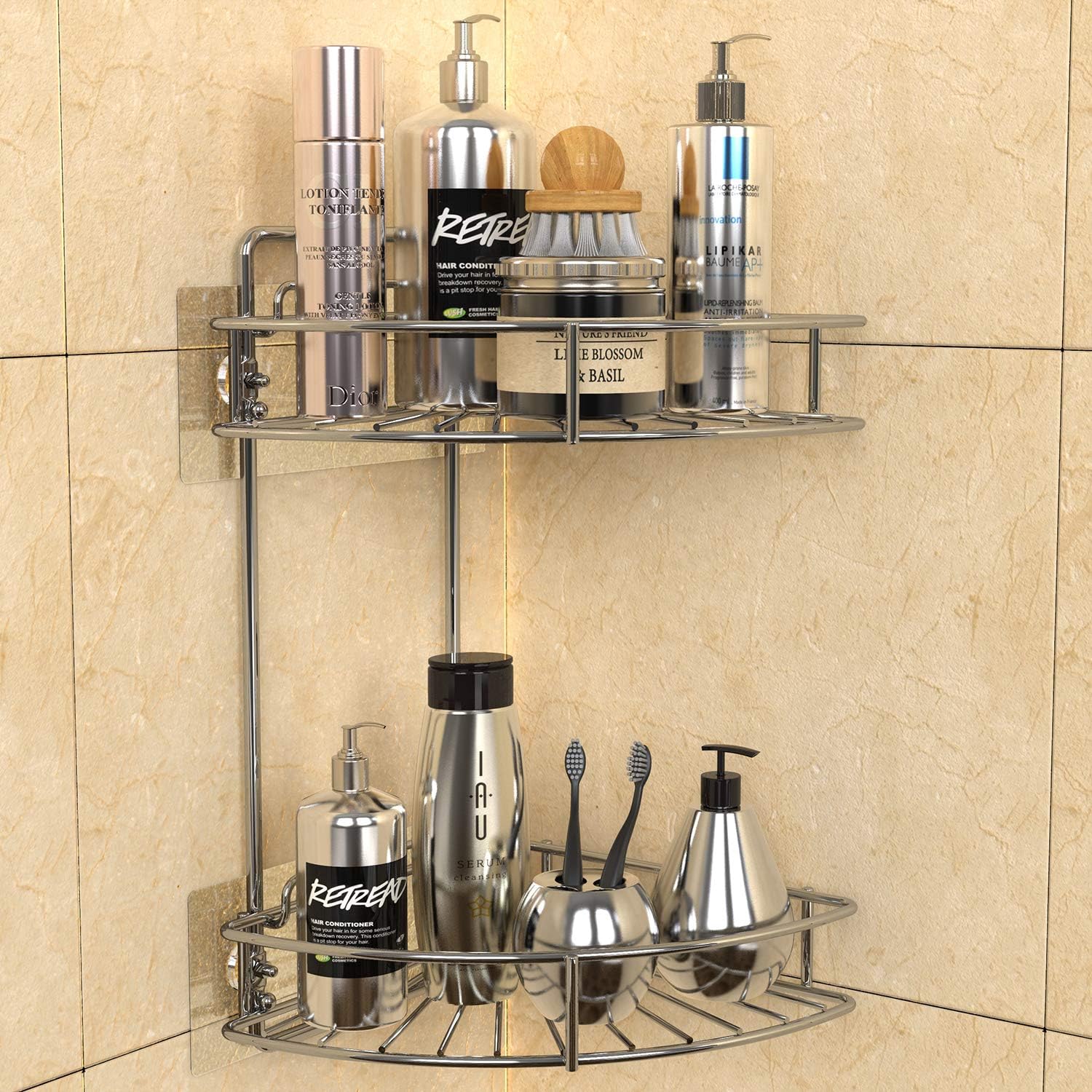 shower caddy with removable basket