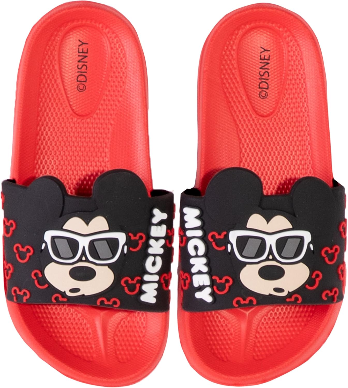 Disney Minnie & Mickey Mouse Boy's Girl's Sliders Flip Flops Sandals