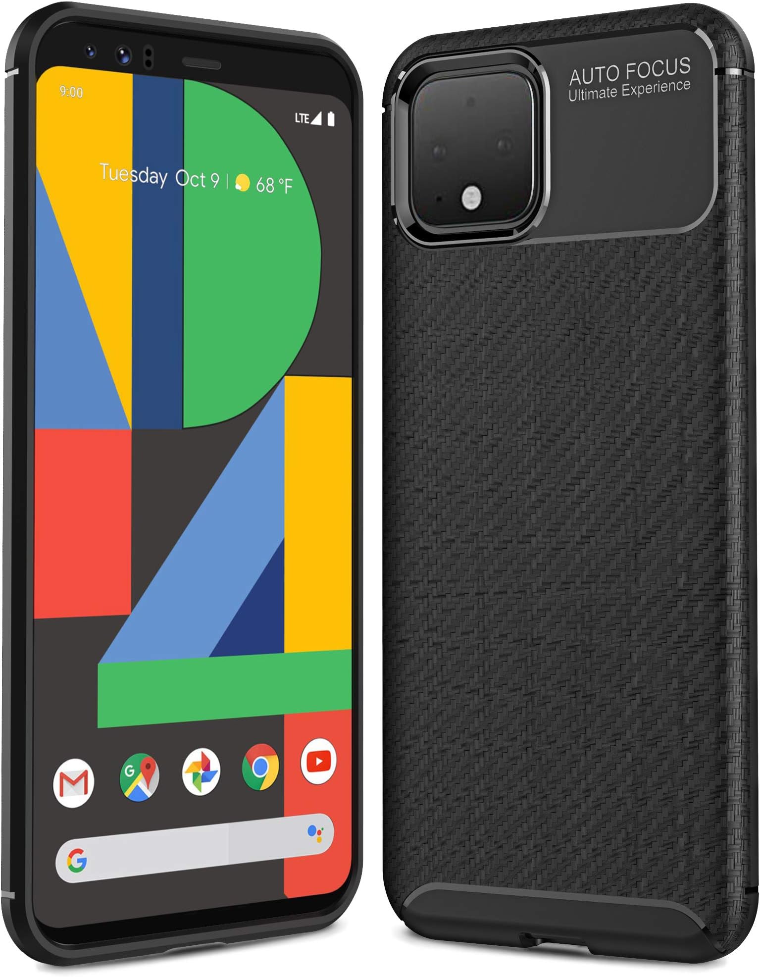 QITAYO Google Pixel 4 case, Slim shockproof Anti-Scratch Phone Case for Google Pixel 4 Cover