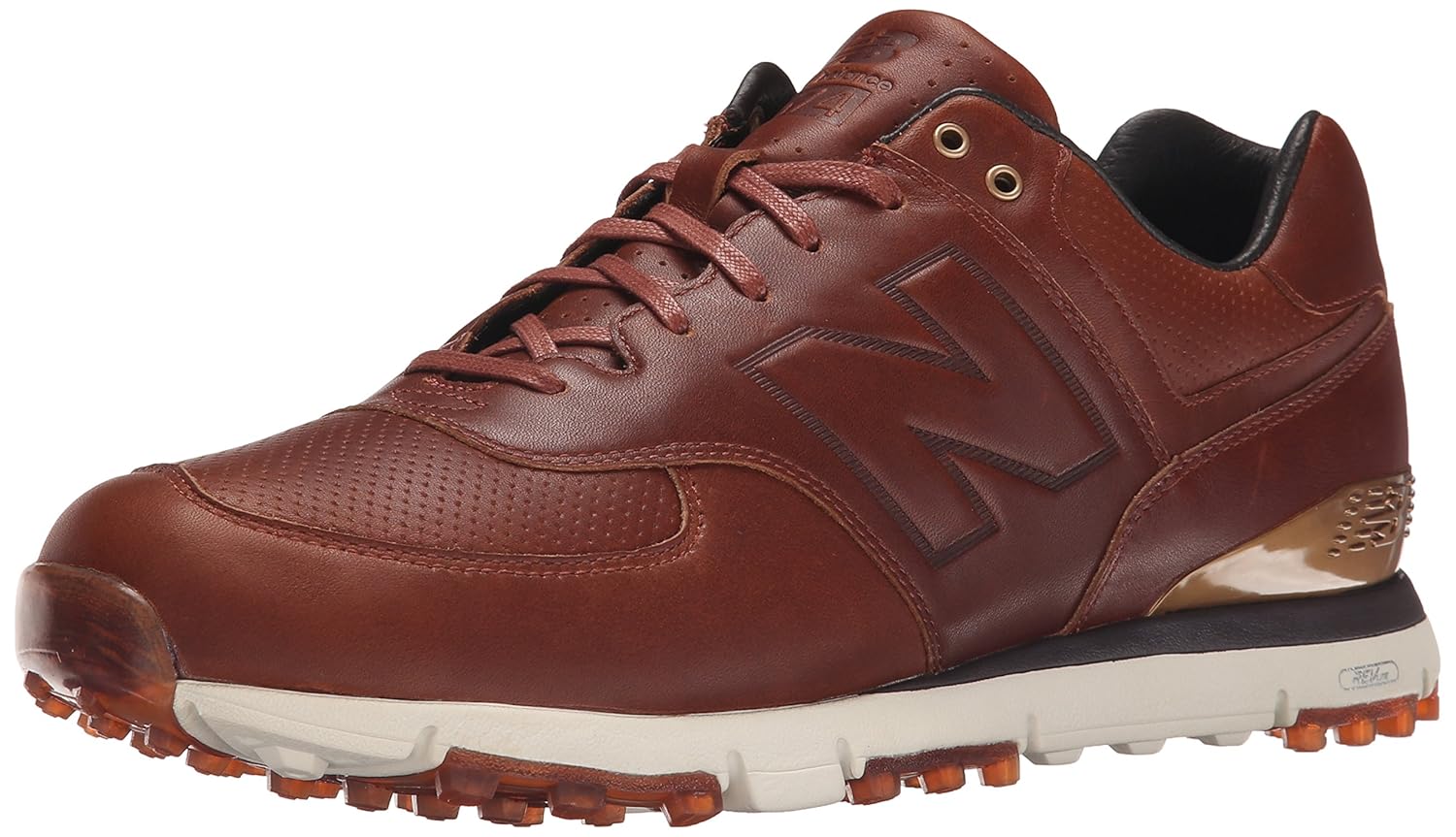 new balance Men's NBG574LX Golf Shoe, Brown, 13 4E US Buy Online at