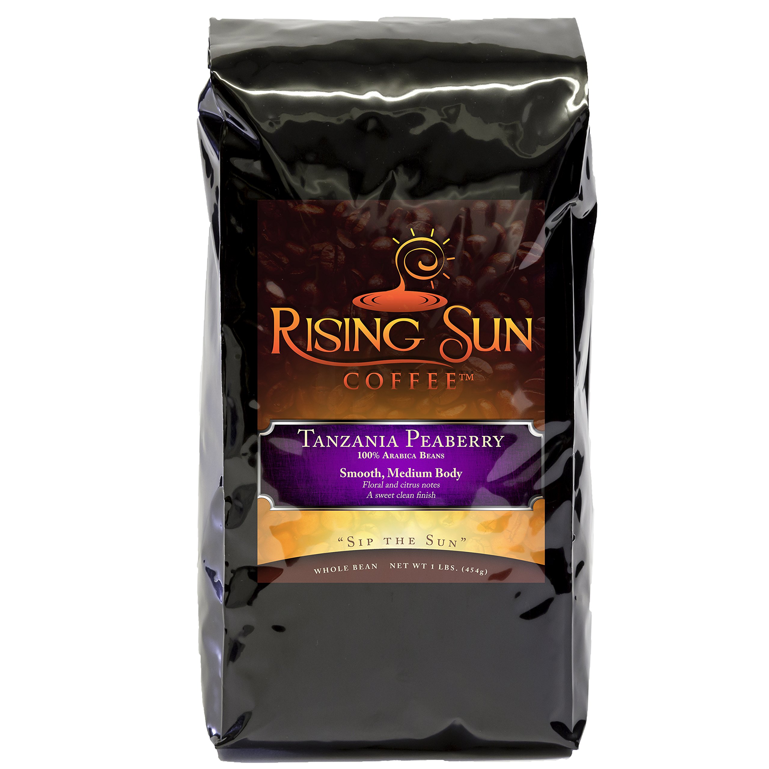 Brazil Peaberry, 1 Pound of Roasted Coffee Beans, Highest