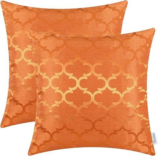 Amazon Com Calitime Pack Of 2 Cushion Covers Throw Pillow Cases