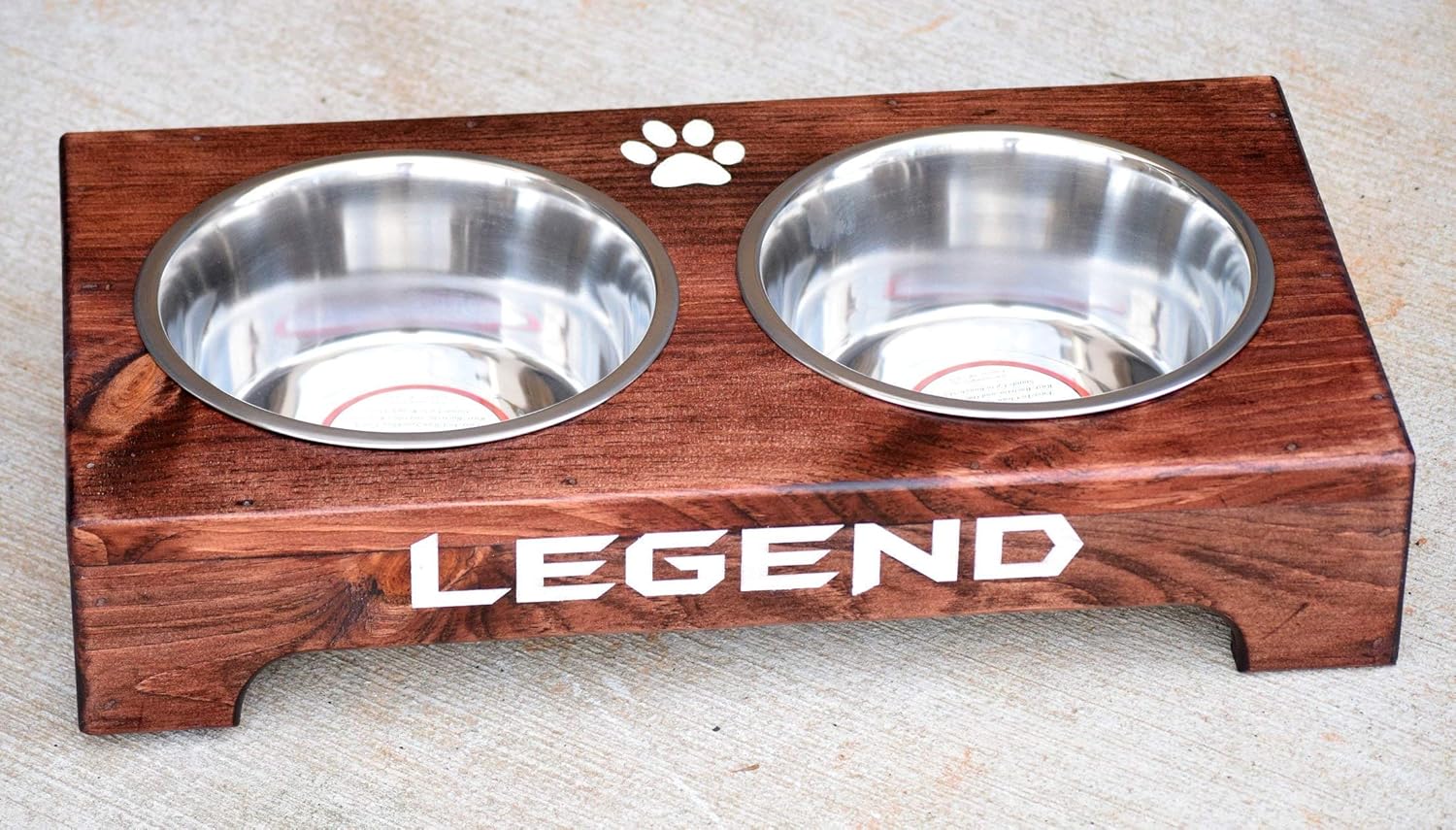 Amazon Com Personalized Dog Feeding Stand Raised Dog Feeder