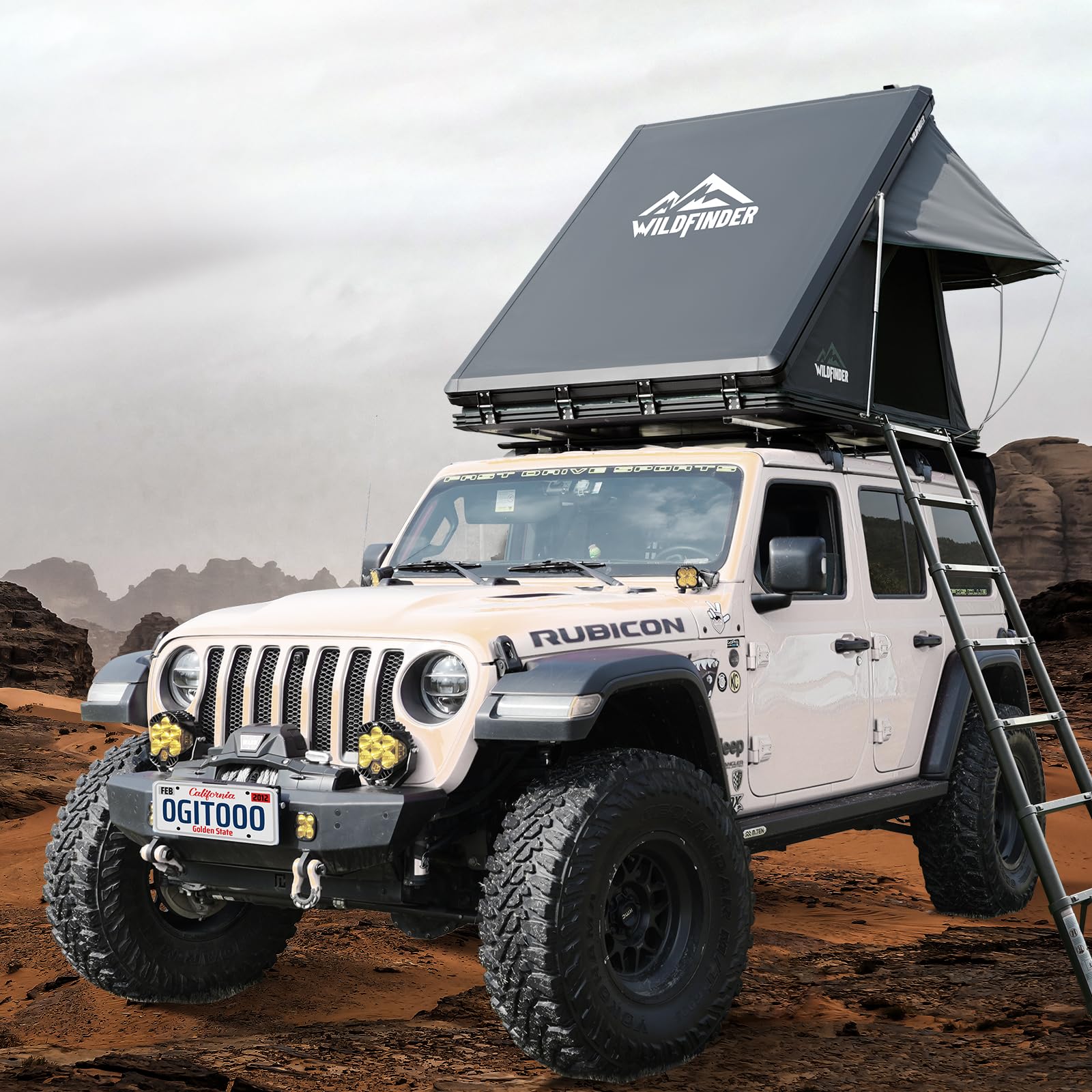 Photo 1 of ***Not Alike***
WildFinder Rooftop Tent Hardshell, 2-3 Person Camping Car Roof Top Tent Hard Shell Suitable for Jeep, SUV, Truck, Van