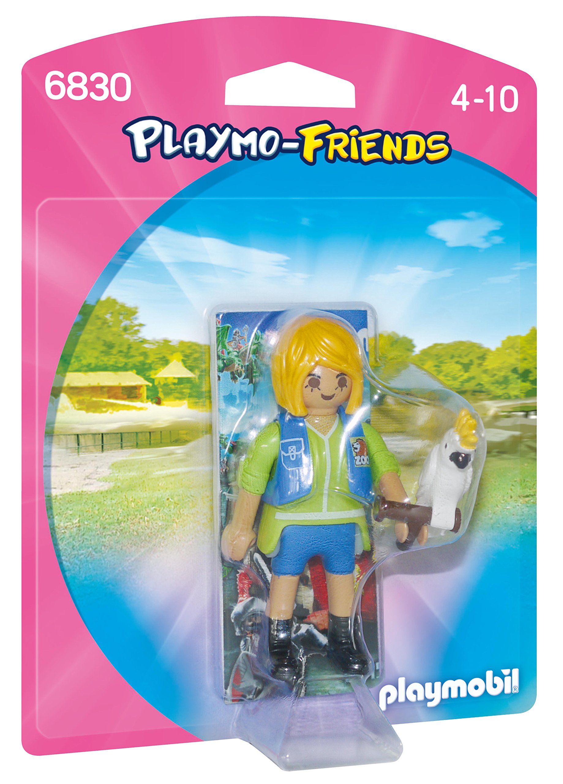 Playmobil 6830 Animal Trainer with Cockatoo, Fun Imaginative Role-Play, PlaySets Suitable for Children Ages 4+
