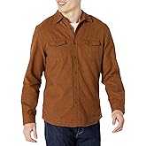 Amazon Essentials Men's Flannel Shirts, Long-Sleeve, Slim-Fit, Two-Pocket, Plaid