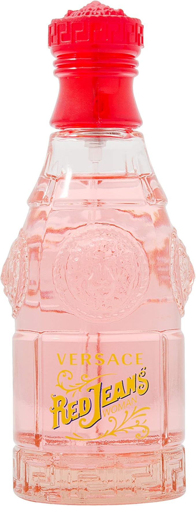 versace red jeans original