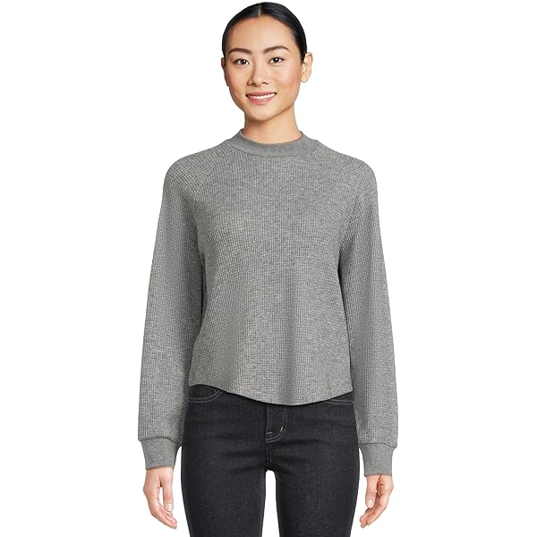 Madewell Womens, Raglan Crew Neck Tee Heavy Weight Jersy, Eyelet
