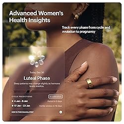 ULTRAHUMAN Ring AIR-Smart Ring Health Tracker, Size