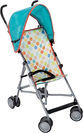 Buy Cosco Umbrella Stroller With Canopy Dots Multicolor Online At Low Prices In India Amazon In