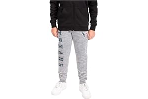 Ultra Game Boys' High Performance Moisture Wicking Fleece Jogger Sweatpants