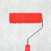 Hanroy 8" Pattern Paint Roller for Wall, Texture Rubber Roller | 8" Pattern Paint Roller Embossing Texture Rubber Roller For Wall, Classic Pattern Diy Decor, Washable (2018T)