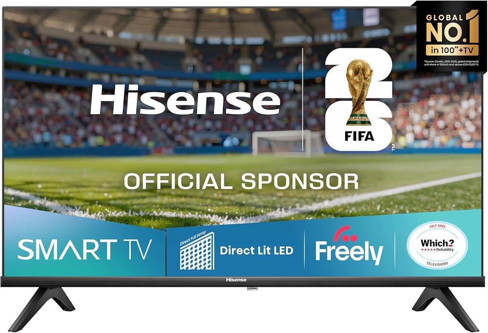 Hisense 40 inch 40A4QTUK FHD LED TV Freely Dolby Audio