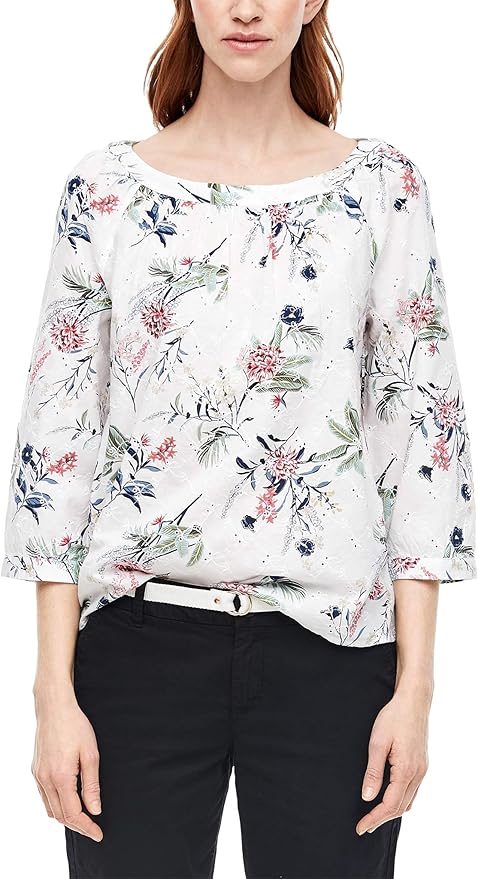 s.Oliver Damen Bluse, 01a6, 46: Amazon.de: Bekleidung