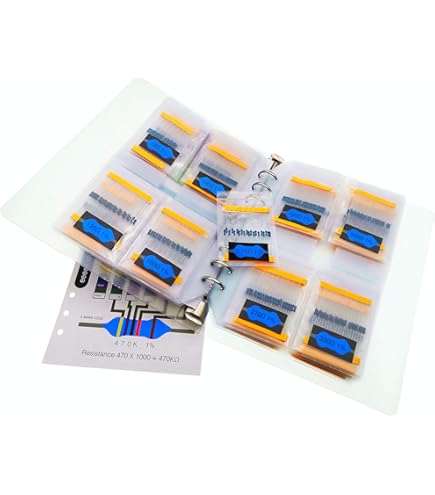 Surface Mounted Chip Resistors 24 Types X 25 Pièces, Total 600 Pièces 0603 1% Chip Resistor Kit 100K 110K 120K 0603 Chip Resistor Mount