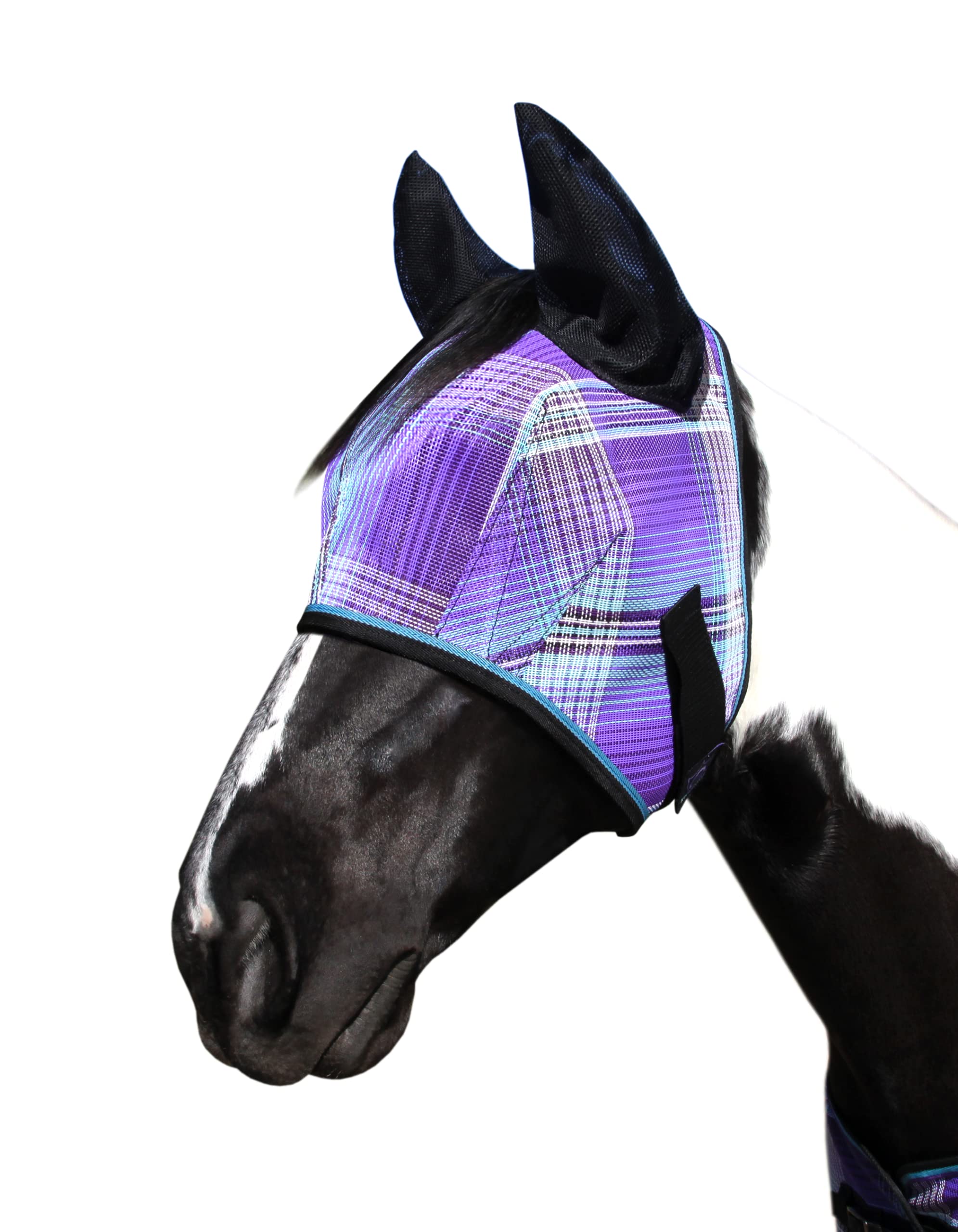 Kensington Signature Fly Mask w/Web Trim, Soft Mesh