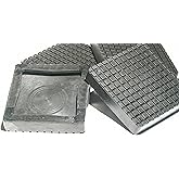 Auto Lift Parts - Square Rubber Arm Pads for 2 Post Lift - BendPak Dannmar Ranger Compatible - OEM Quality 5-5/8" Slip-On Replacement - Professional Grade Lift Parts - BendPak 5715365 - Set of 4