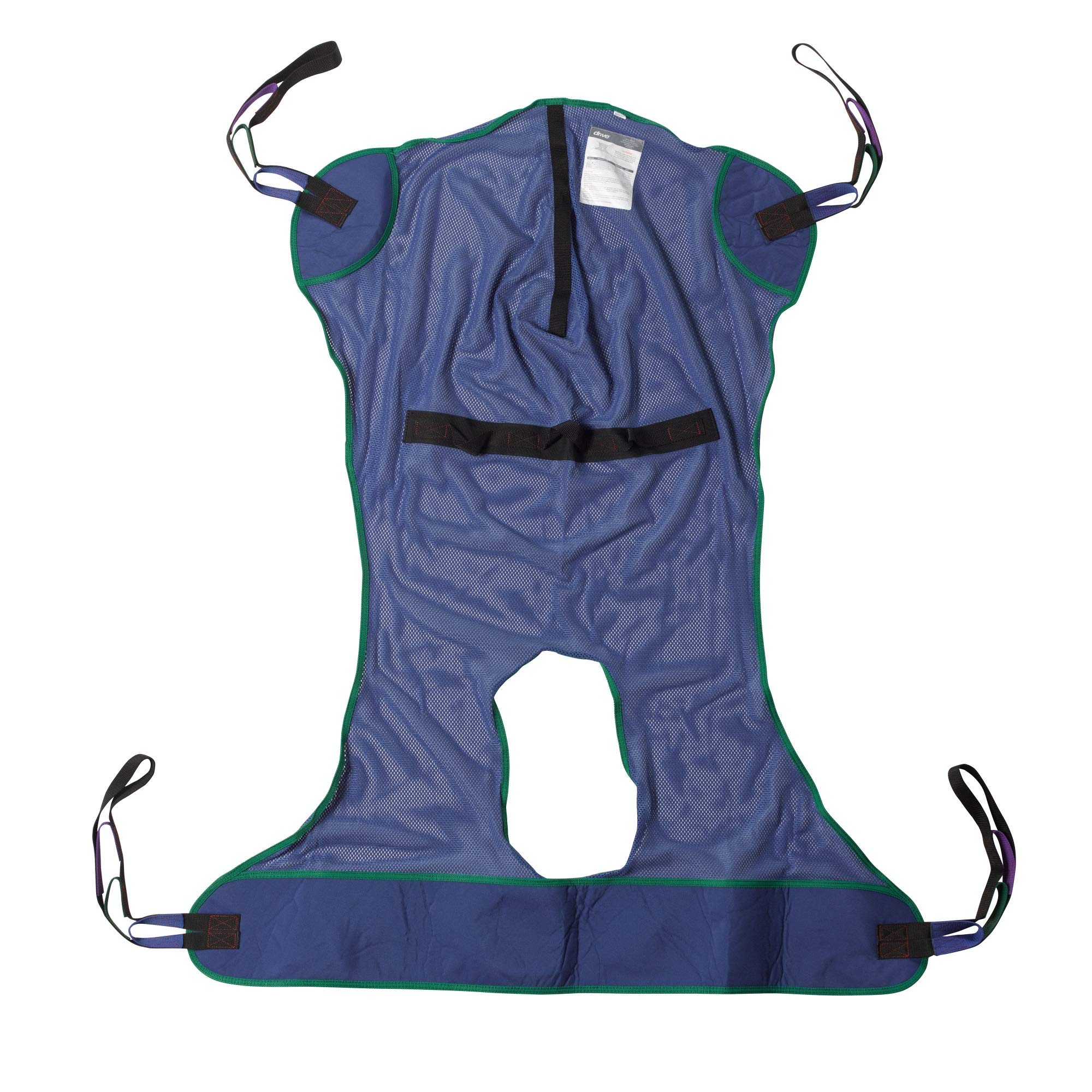 Photo 1 of Drive Medical Full Body Patient Lift Sling, Mesh with Commode Cutout, Large