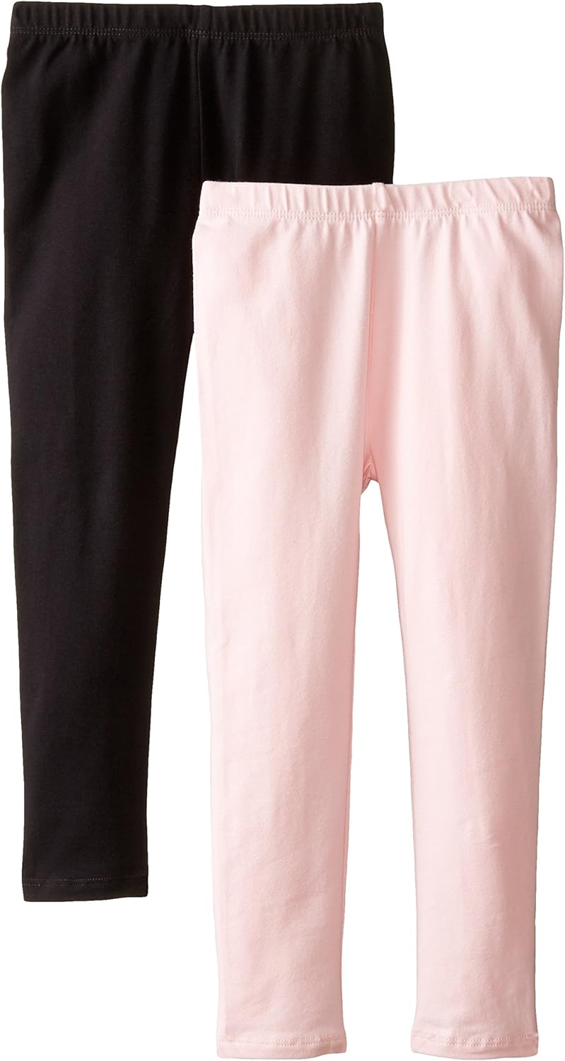 The Children's Place Girls' 2 Pack Basic Leggings: Clothing