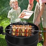 OnlyFire BRK-6038 Stainless Rotating Skewer System for Rotisserie Grills view 6